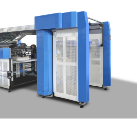 PRY-1100 Macchina automatica per la laminazione con flauto di cartone 8