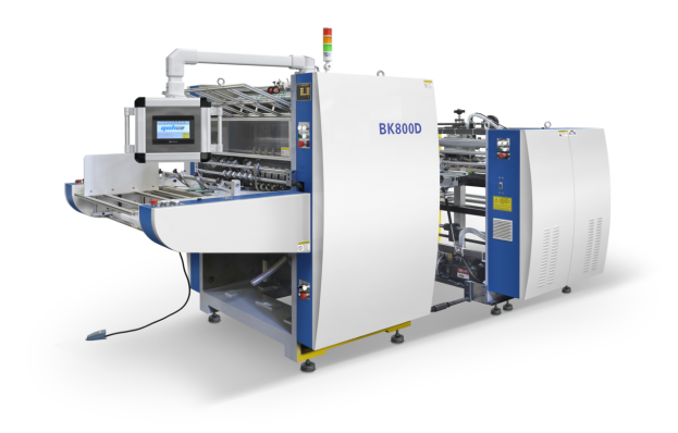 BK-800D Macchina semiautomatica per la laminazione del cartone 1