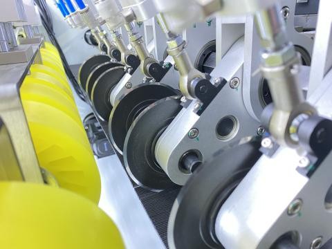 PRY-1800 Macchina di taglio campione a passaggio singolo automatica per scatole di cartone 5