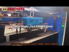 SGUV-1050 Macchina di verniciatura del rivestimento UV a base d'acqua a alimentazione completamente automatica con asciugatrice IR