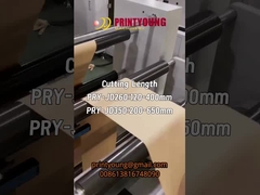 PRY-JD350 V forma fondo affilato snack cibo frutta secca sacchetto di carta di produzione di macchina di modellazione