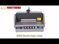 E330S Macchina di taglio carta da scrivania elettrica a doppia guida di piccole dimensioni