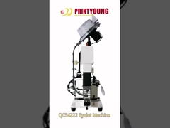 QC54222 Macchina semiautomatica per la fabbricazione di bottoni per calzature con pressa per l'occhio