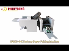 Gar03-4+K Desktop Paper Cross Folding Machine con coltello