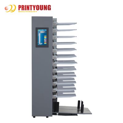 SR-410/412 Computerized Automatic 10-Bin Paper Collator Machine 220V 4500 Sets/H 490mm Max Width