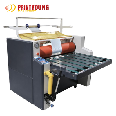Macchina per laminazione a caldo con pellicola semi-automatica idraulica PRY-FMT con riavvolgimento